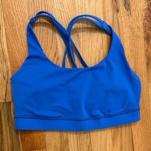 Lululemon blue sports bra